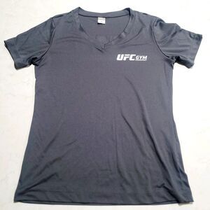 UFC GYM Team Women’s Small Black MMA Shirt Performance Tee Athletic Top
